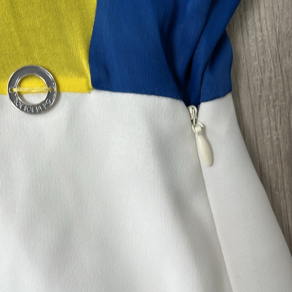 Iceberg | Silk Blend Color Block Dress Made in Italy - Picture 2 of 7
